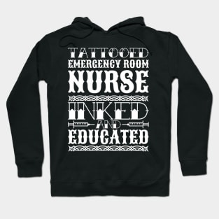 Room Nurse Tattoo Hospital Er Nursing Hoodie